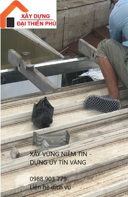 Nâng mái tôn tại tphcm